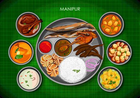 information about manipur food in hindi